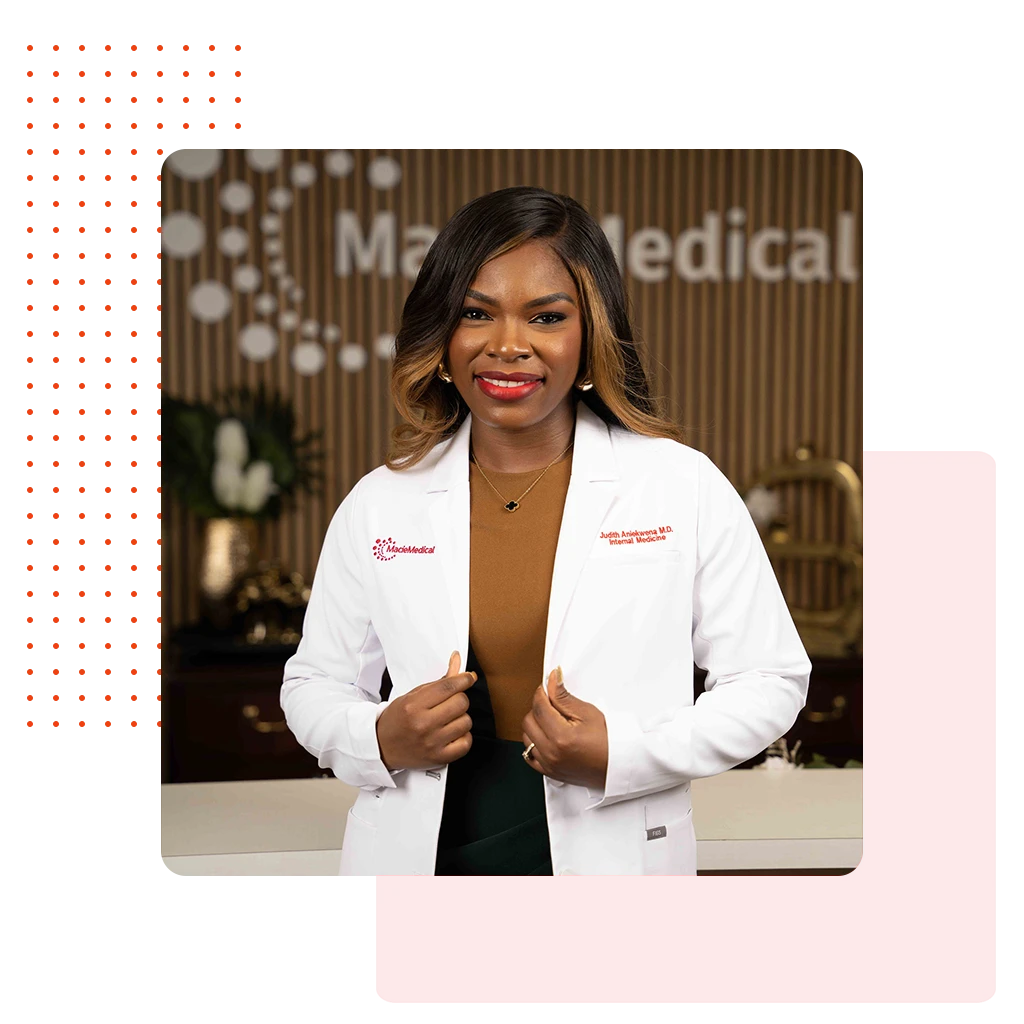 Primary Care Physician in the clinic