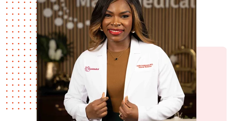 Primary Care Physician in the clinic