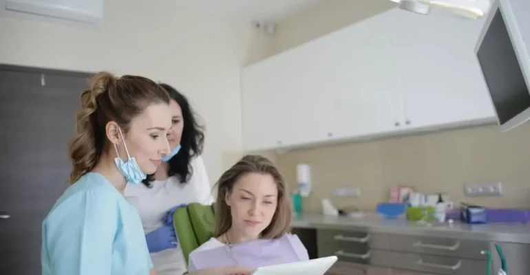 A primary care physician and a patient